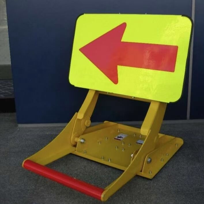 รางรถยนต์พกพับแบบพกพับแบบเคลือบผงเบาทนทานสําหรับควบคุมการจราจรและกักตัวรถยนต์