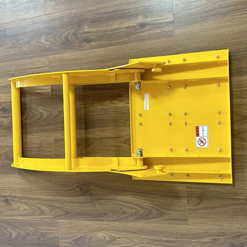 รางรถยนต์พกพับเบาๆ พร้อมเบรคแบบทํางานเพื่อควบคุมรถยนต์ความเร็วต่ํา