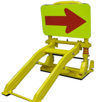 โบกกั้นรถยนต์พกพับความกว้าง 660 มิลลิเมตร พกพาที่มีการฉีดไฟฟ้าสแตตติกสําหรับบริเวณก่อสร้าง