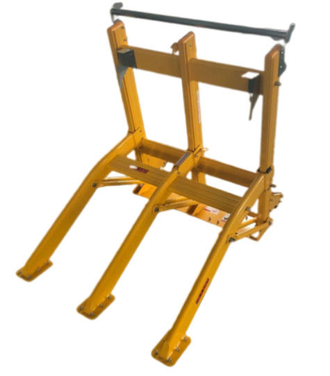 25KG รถยนต์เบาพกพา Barricade กับ RAL 1002 สีเหลือง Electrostatic Spraying สําหรับพื้นที่ก่อสร้าง