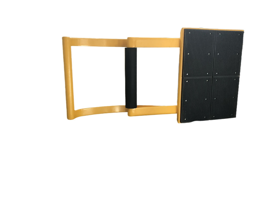 อุปกรณ์ลดแรงปะทะแบบพับได้พร้อมการพ่นไฟฟ้าสถิตและการเบรกแบบไม่ถึงแก่ชีวิตเพื่อควบคุมยานพาหนะ